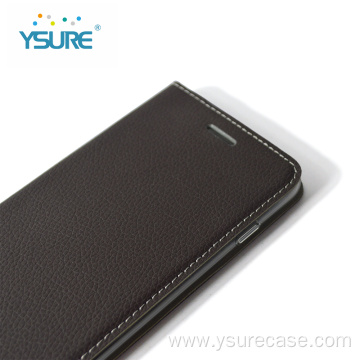 universal double folio leather cell phone case
